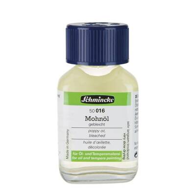 Schmincke Bleached Poppy Seed Oil 60 ml