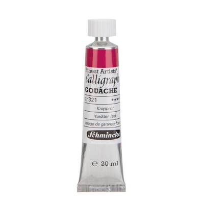 Schmincke Calligraphy Artist Gouache 20 ml Tube 321 Madder Red - 3