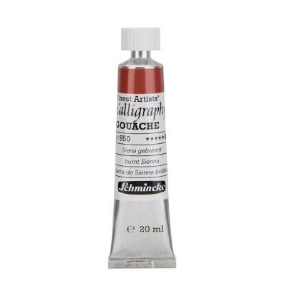 Schmincke Calligraphy Artist Gouache 20 ml Tube 650 Burnt Sienna