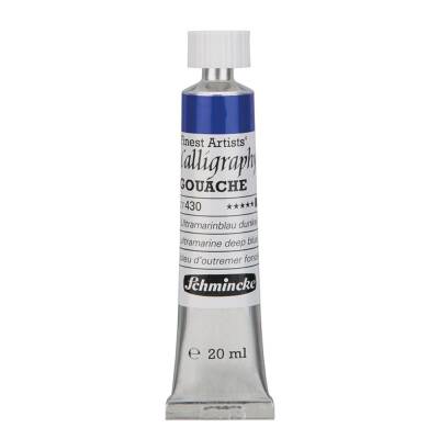 Schmincke Calligraphy Artist Guaj Boya 20 ml 430 Ultramarine Deep Blue - 1