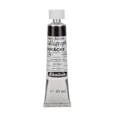Schmincke Calligraphy Artist Guaj Boya 20 ml 761 Jet Black - 3