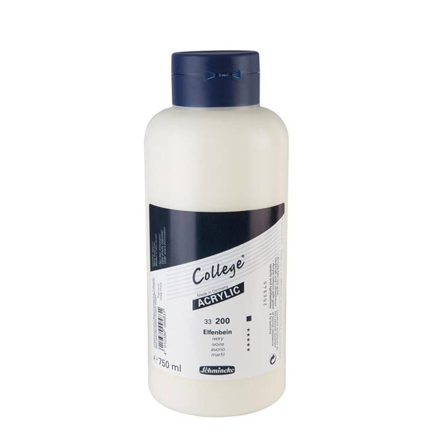 Schmincke College Acrylic Akrilik Boya 750 ml 200 Ivory - 1