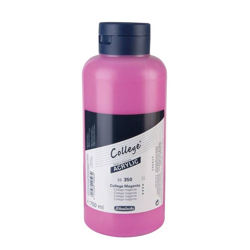 Schmincke College Acrylic Akrilik Boya 750 ml 350 College Magenta - 1