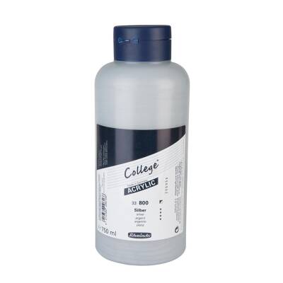 Schmincke College Acrylic Akrilik Boya 750 ml 800 Silver