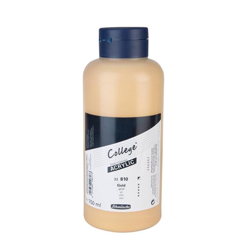 Schmincke College Acrylic Akrilik Boya 750 ml 810 Gold - 1