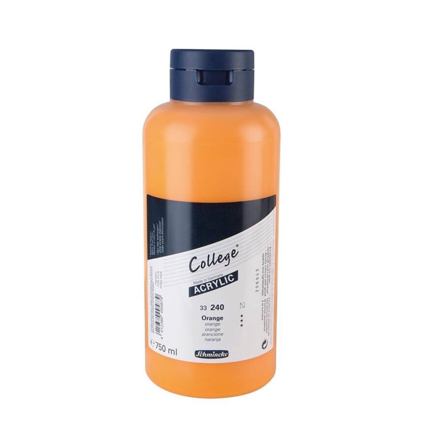 Schmincke College Acrylic Paint 750 ml 240 Orange - 1