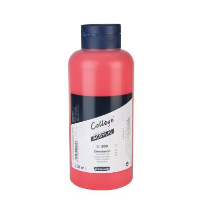Schmincke College Acrylic Paint 750 ml 300 Vermilion Red