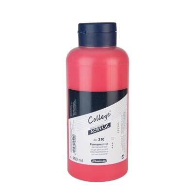 Schmincke College Acrylic Paint 750 ml 310 Permanent Red