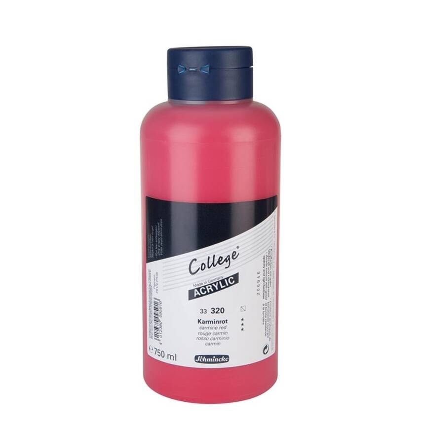 Schmincke College Acrylic Paint 750 ml 320 Carmine Red - 1