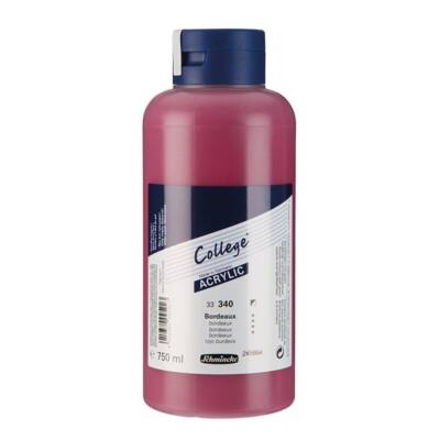 Schmincke College Acrylic Paint 750 ml 340 Bordeaux