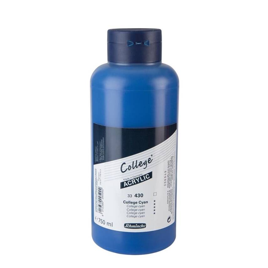 Schmincke College Acrylic Paint 750 ml 430 College Cyan - 1