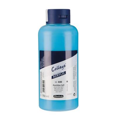 Schmincke College Acrylic Paint 750 ml 440 Azur Blue Light