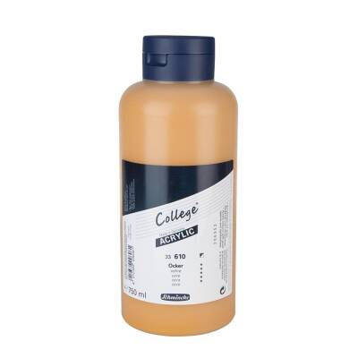 Schmincke College Acrylic Paint 750 ml 610 Ocher