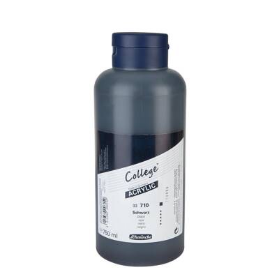 Schmincke College Acrylic Paint 750 ml 710 Black