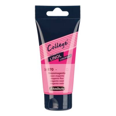 Schmincke College Linol Paint 75 ml 870 Neon Magenta