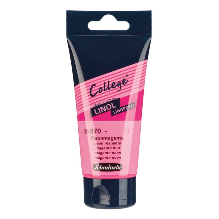 Schmincke College Linol Paint 75 ml 870 Neon Magenta - 1