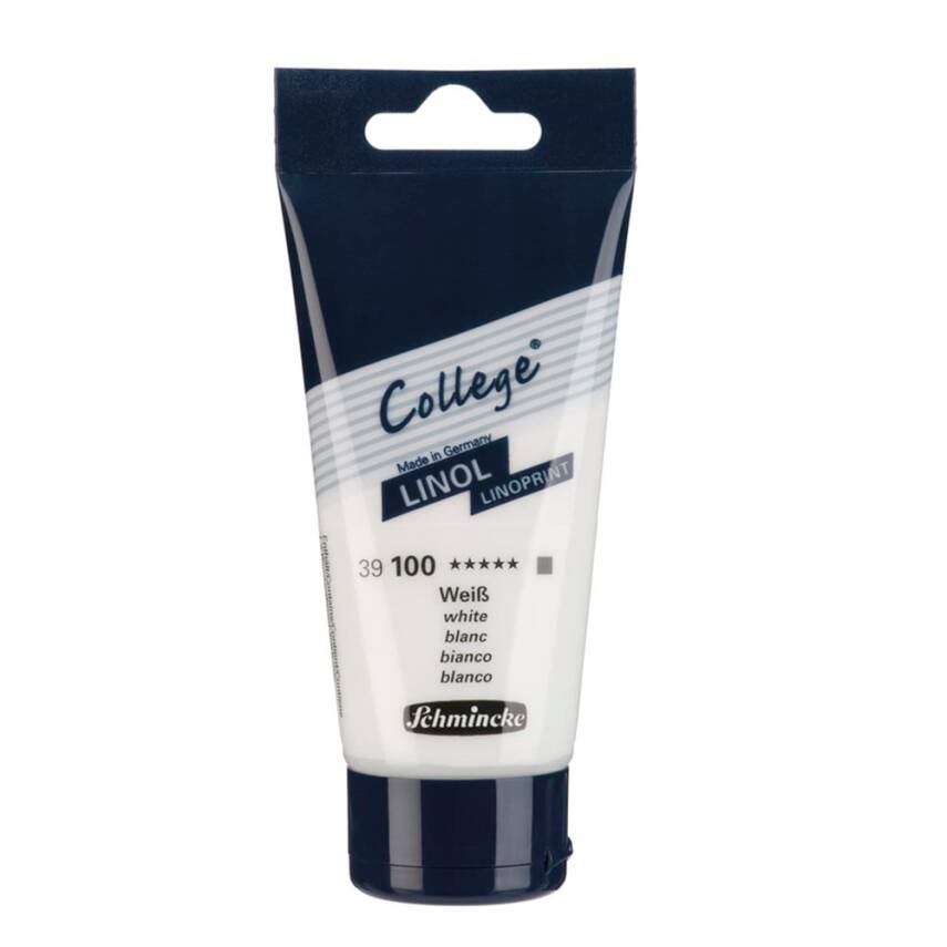 Schmincke College Linoleum Paint 75 ml 100 White - 1