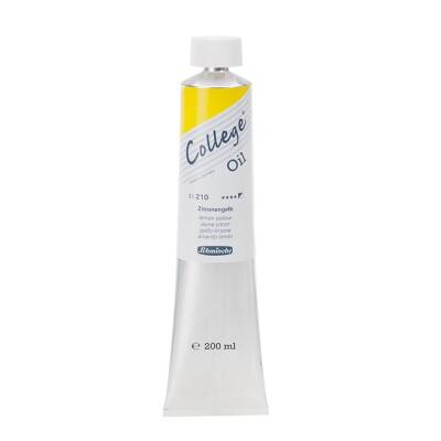 Schmincke College Oil Paint 200 ml 210 Lemon Yellow
