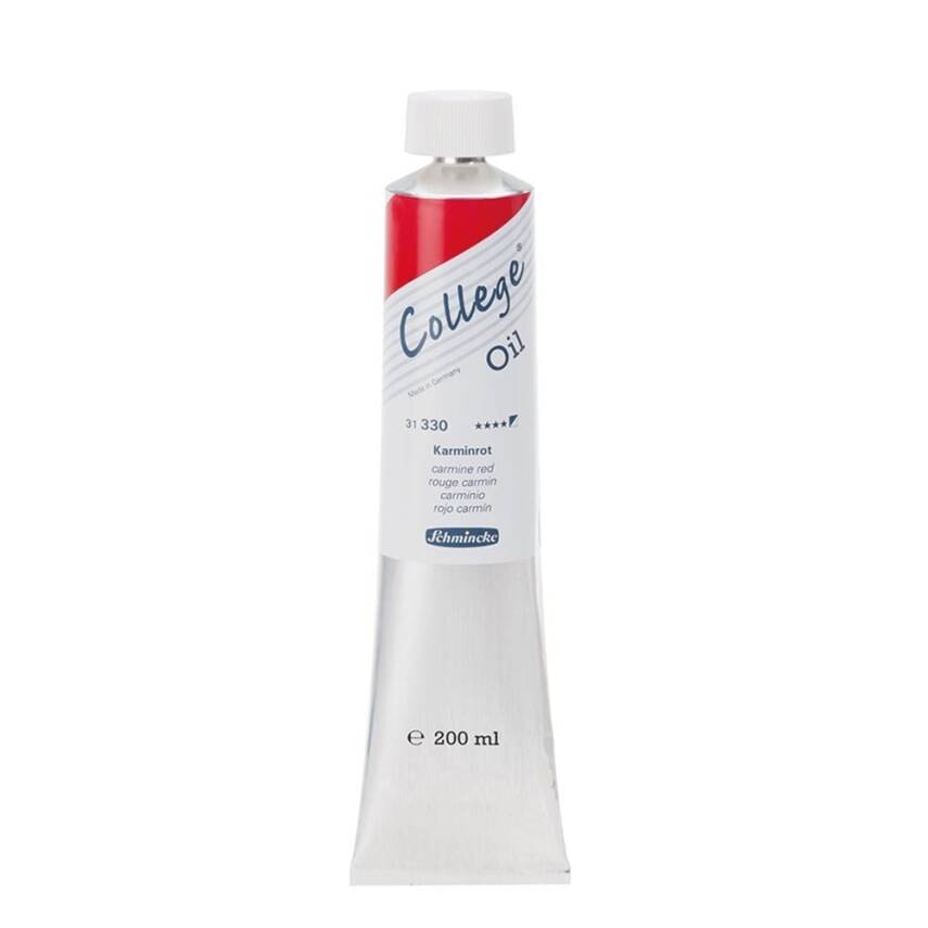 Schmincke College Oil Paint 200 ml 330 Carmine Red - 1