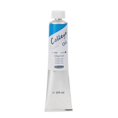 Schmincke College Oil Paint 200 ml 430 College Oil Cyan