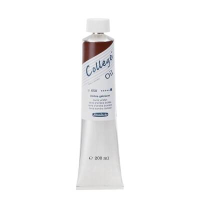 Schmincke College Oil Paint 200 ml 650 Burnt Umber