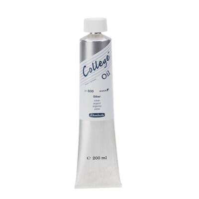 Schmincke College Oil Paint 200 ml 800 Silver