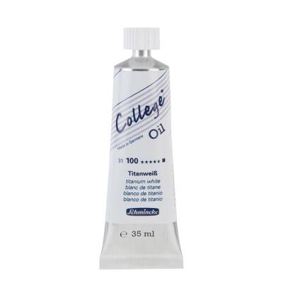 Schmincke College Oil Paint 35 ml 100 Titanium White