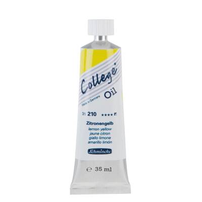 Schmincke College Oil Paint 35 ml 210 Lemon Yellow