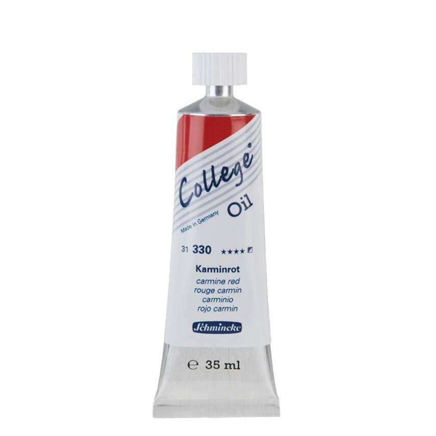 Schmincke College Oil Paint 35 ml 330 Carmine Red - 1