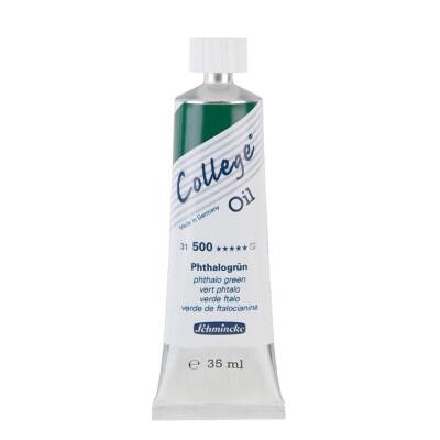 Schmincke College Oil Paint 35 ml 500 Phthalo Green