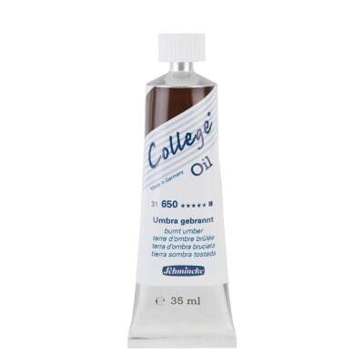 Schmincke College Oil Paint 35 ml 650 Burnt Umber