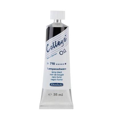 Schmincke College Oil Paint 35 ml 710 Lamp Black
