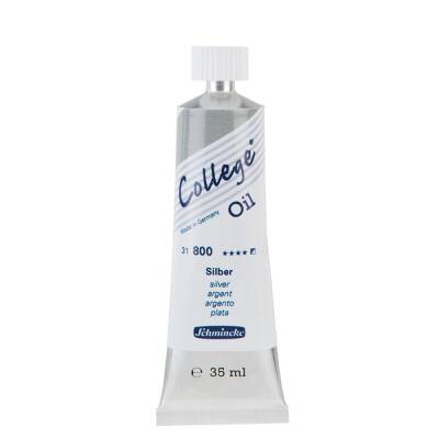 Schmincke College Oil Paint 35 ml 800 Silver
