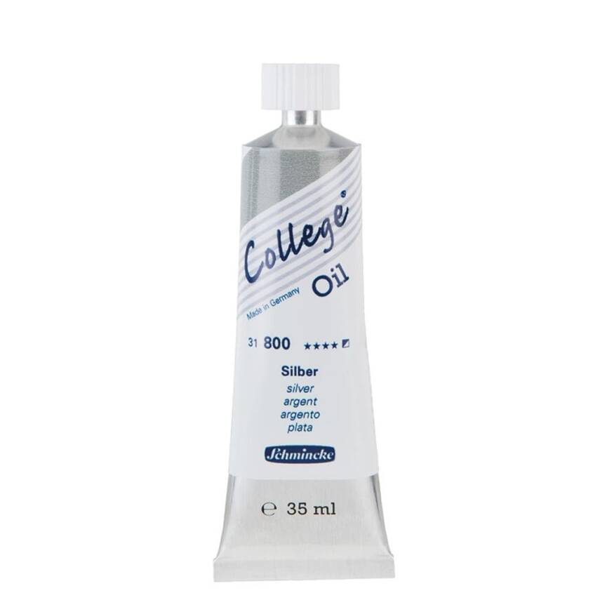 Schmincke College Oil Paint 35 ml 800 Silver - 1