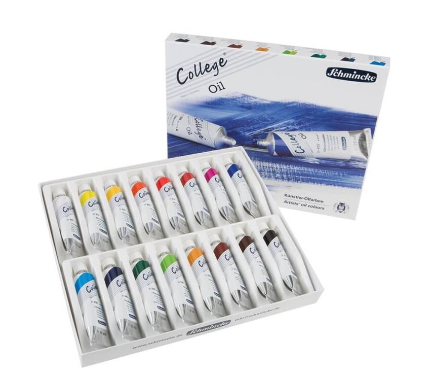 Schmincke College Oil Paint Set 16x35ml - 1