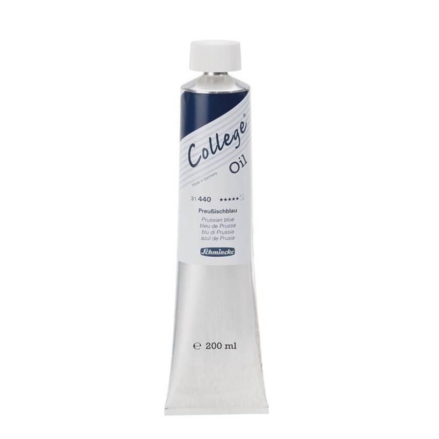 Schmincke College Oil Yağlı Boya 200 ml 440 Prussian Blue - 1
