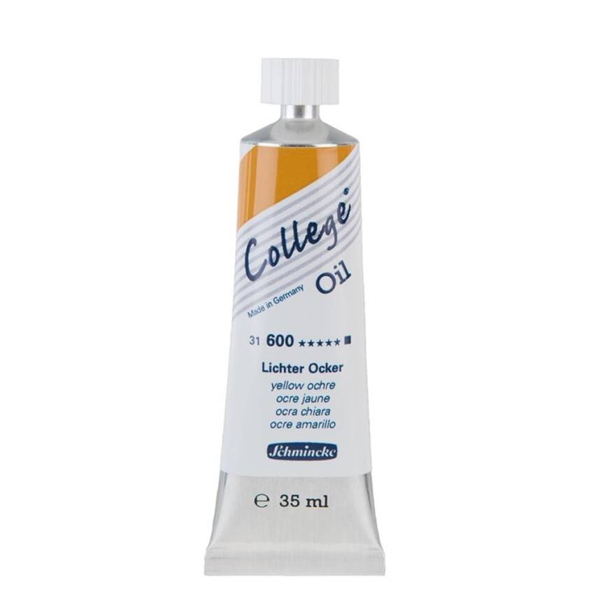 Schmincke College Oil Yağlı Boya 35 ml 600 Yellow Ochre - 1