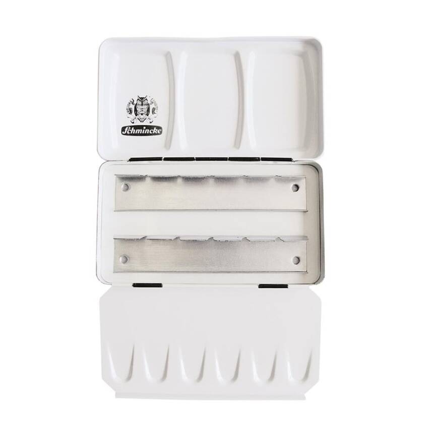 Schmincke Empty Metal Watercolor Tablet Box 12 Half Pan 74913 - 1