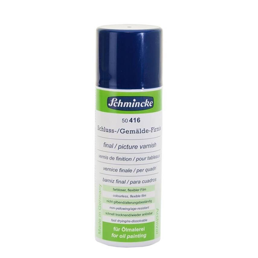Schmincke Final Picture Dammar Varnish Glossy Oil Paint Dammar Final Spray Varnish 300 ml 50416 - 1