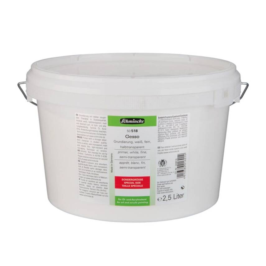 Schmincke Gesso Light Absorbent Primer 2500 ml 50518 - 1