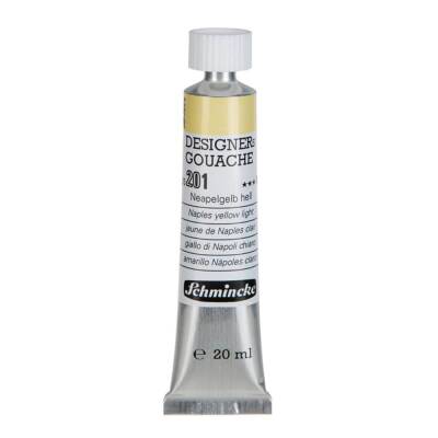 Schmincke Hks Designers' Gouache 20 ml Tube 201 Naples Yellow Light