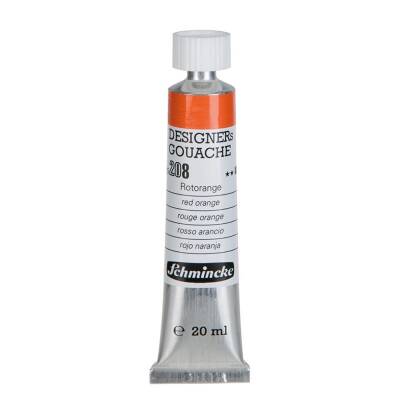 Schmincke Hks Designers' Gouache 20 ml Tube 208 Red Orange