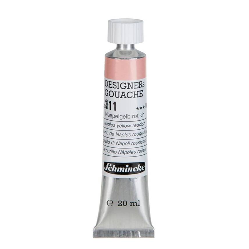 Schmincke Hks Designers' Gouache 20 ml Tube 311 Naples Yellow Reddish - 1