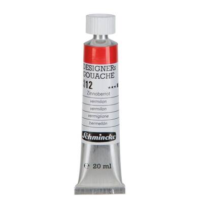 Schmincke Hks Designers' Gouache 20 ml Tube 312 Vermilion Red - 3