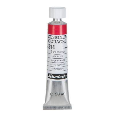 Schmincke Hks Designers' Gouache 20 ml Tube 314 Scarlet Red