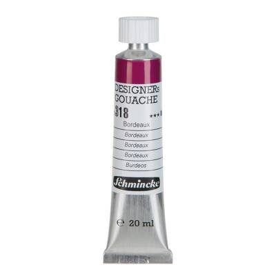 Schmincke Hks Designers' Gouache 20 ml Tube 318 Bordeaux - 3