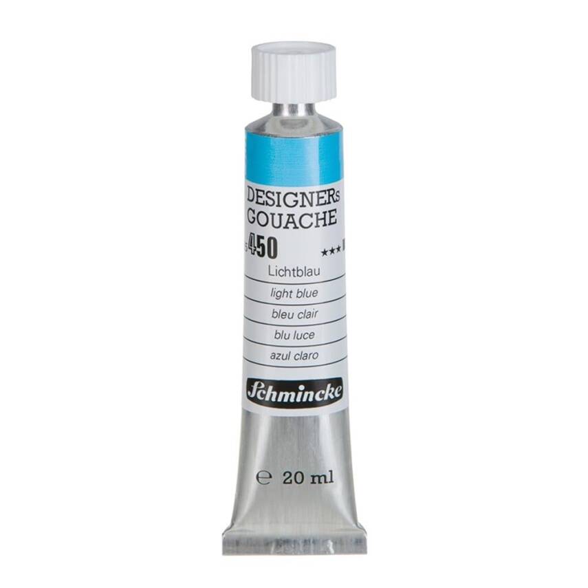 Schmincke Hks Designers' Gouache 20 ml Tube 450 Light Blue - 1