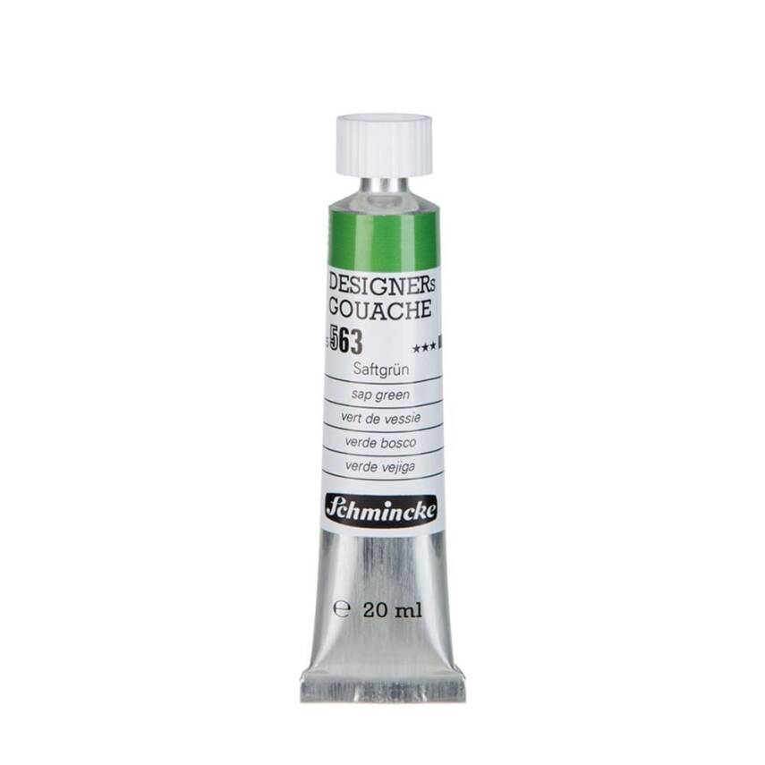 Schmincke Hks Designers' Gouache 20 ml Tube 563 Sap Green - 1