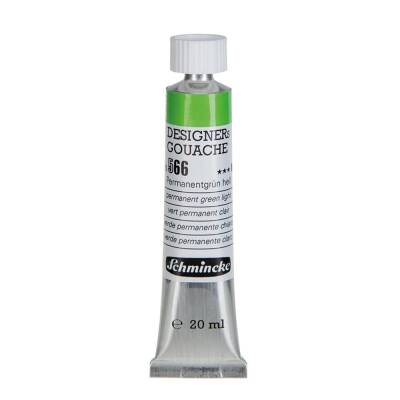 Schmincke Hks Designers' Gouache 20 ml Tube 566 Permanent Green Light - 3