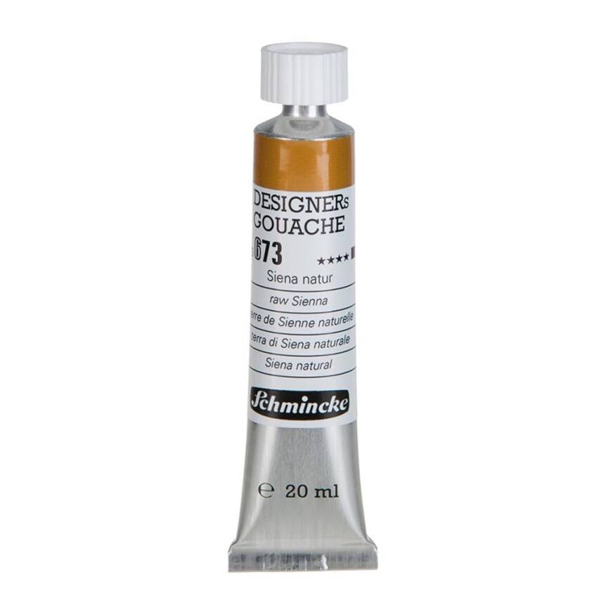 Schmincke Hks Designers' Gouache 20 ml Tube 673 Raw Sienna - 3